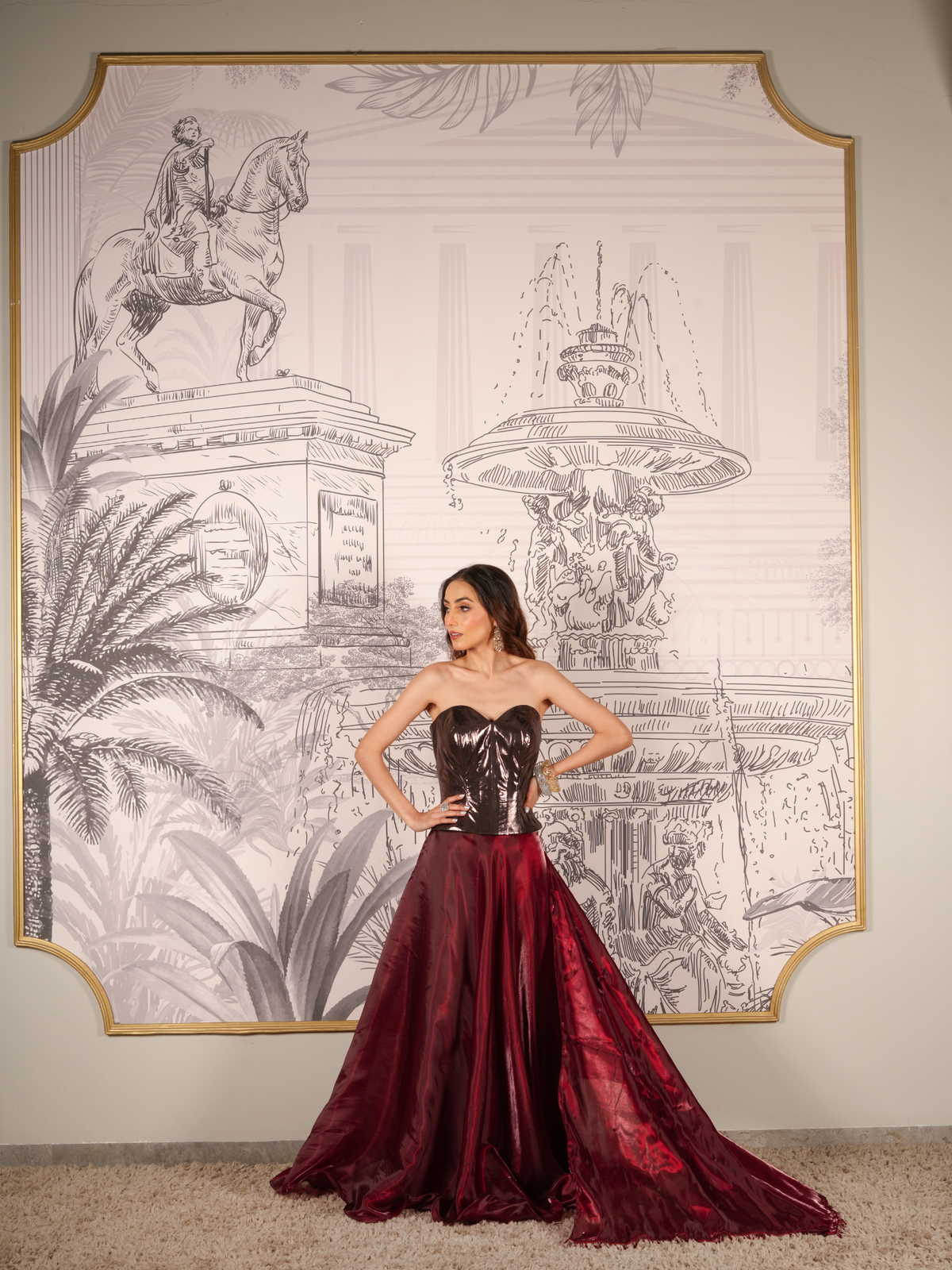 Aks Lehenga