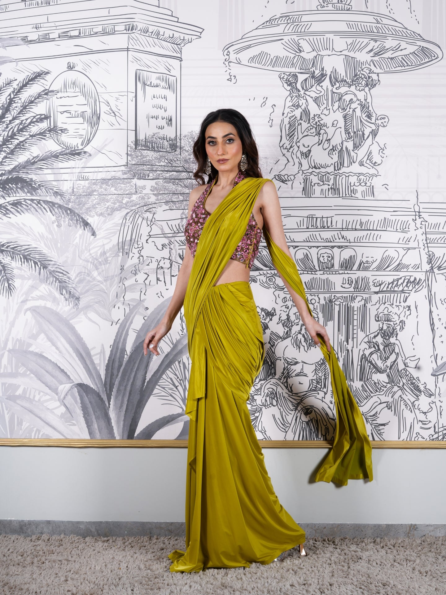 Naaz Draped Sari