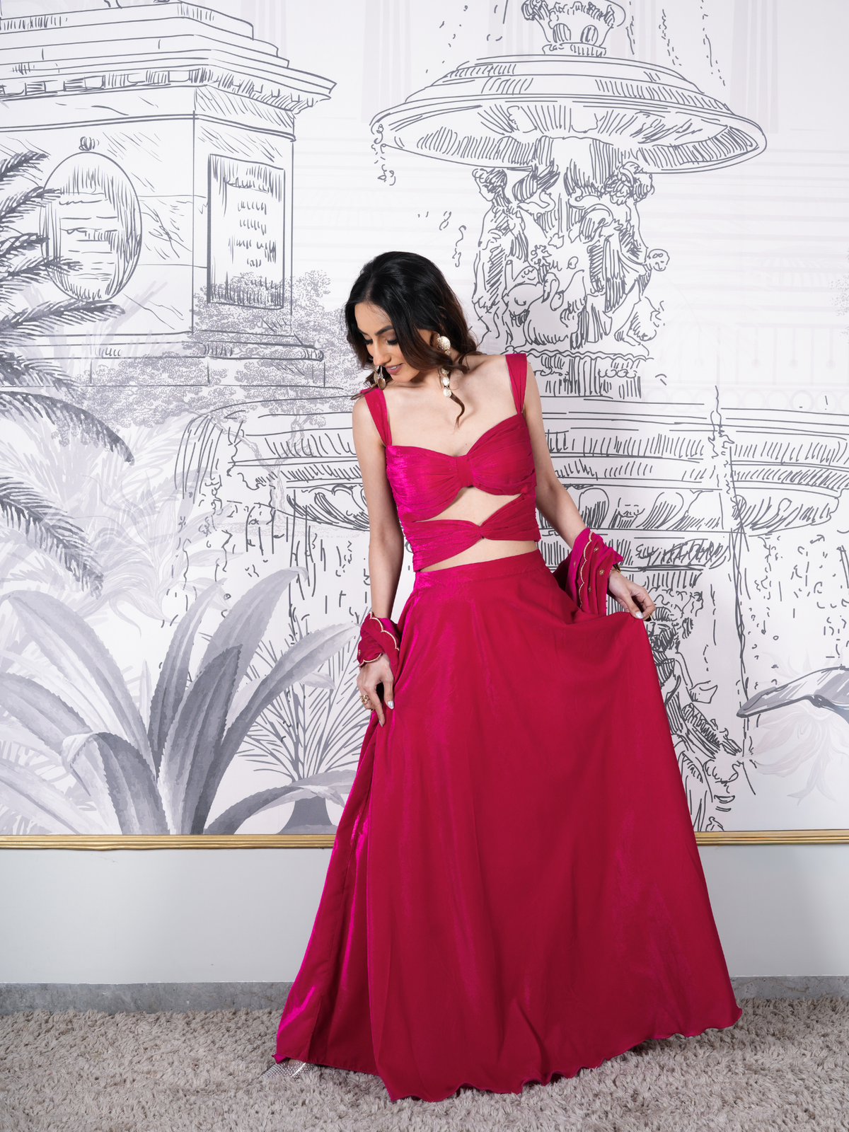 Mehr Lehenga
