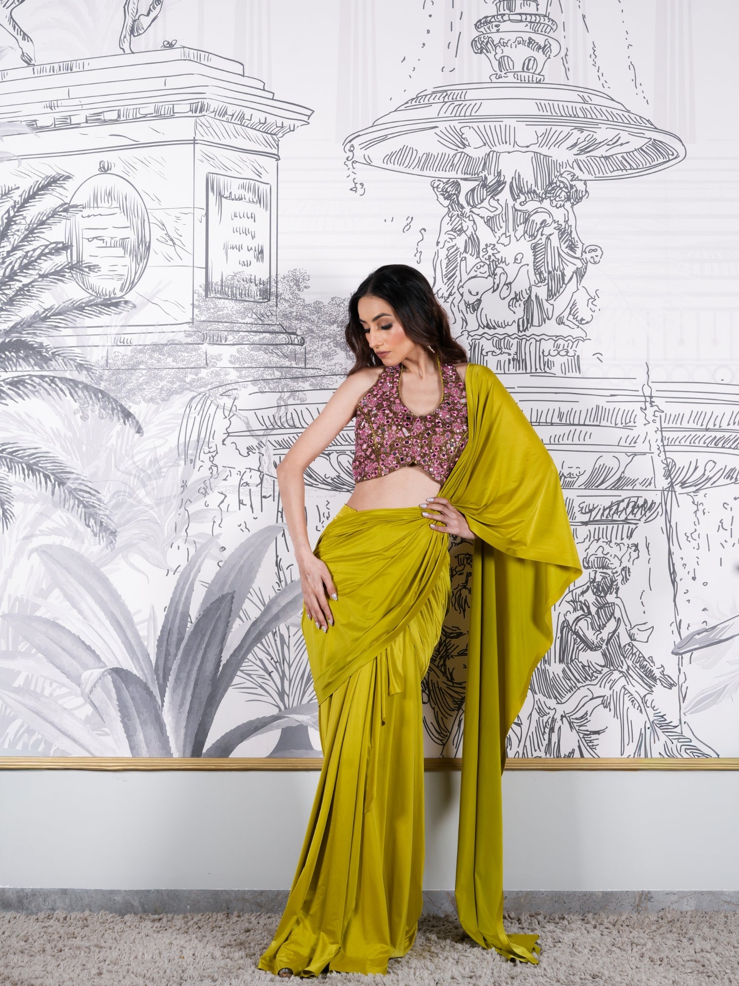 Naaz Draped Sari