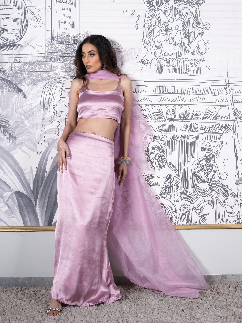 Noor Cape Set