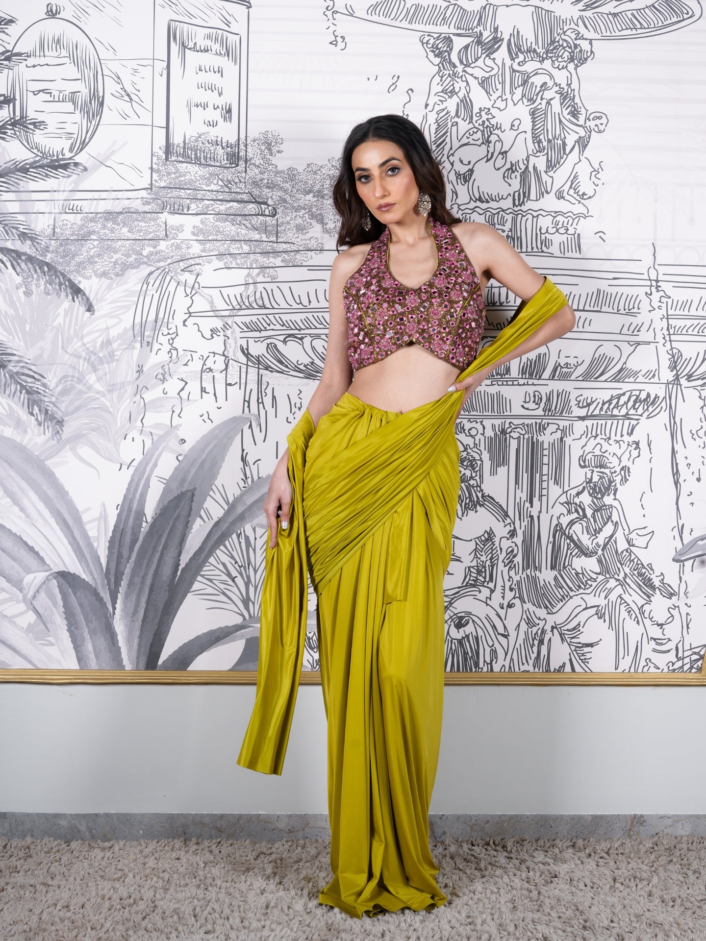 Naaz Draped Sari