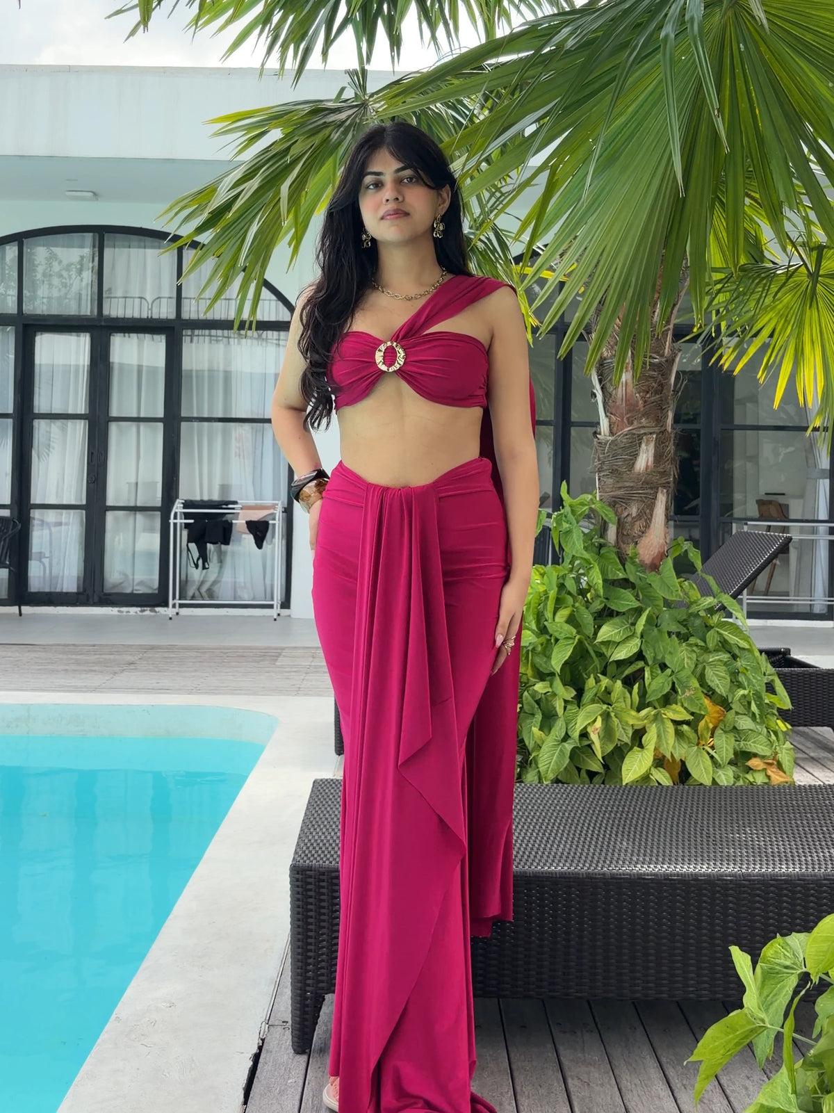 Amara Top + Skirt Set