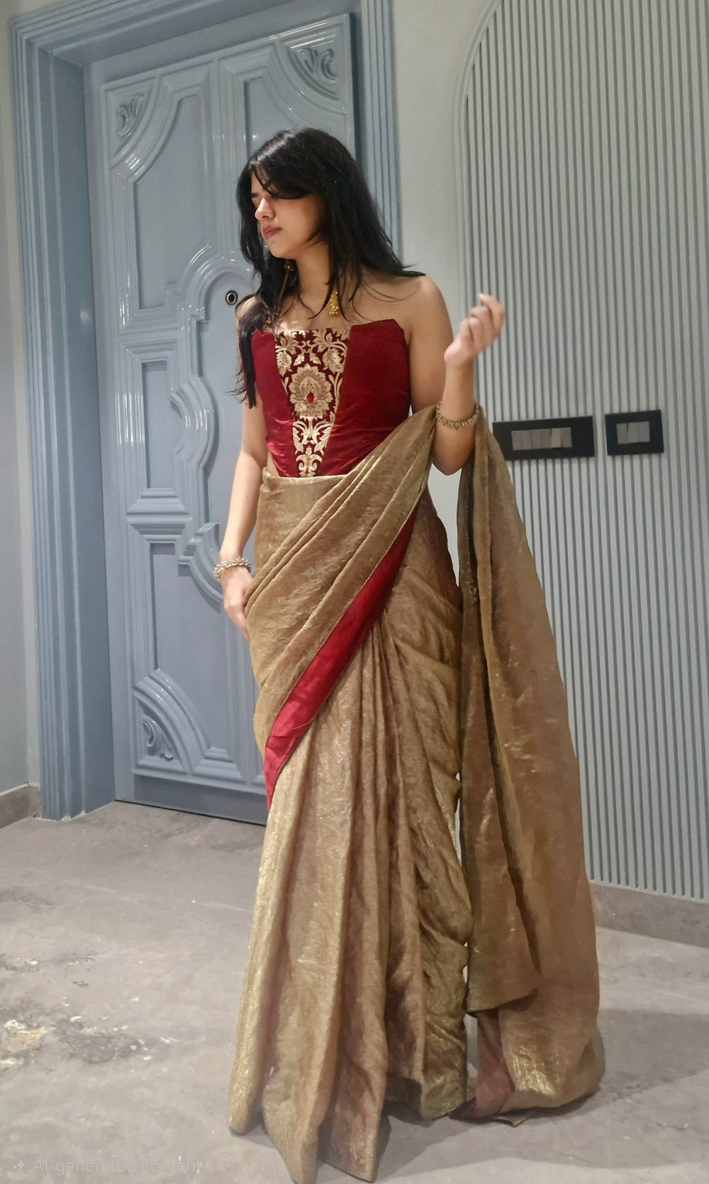 Mehreen Saree + Corset