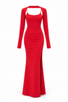 Scarlet Dress + Shrug