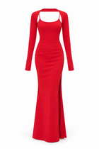 Scarlet Dress + Shrug