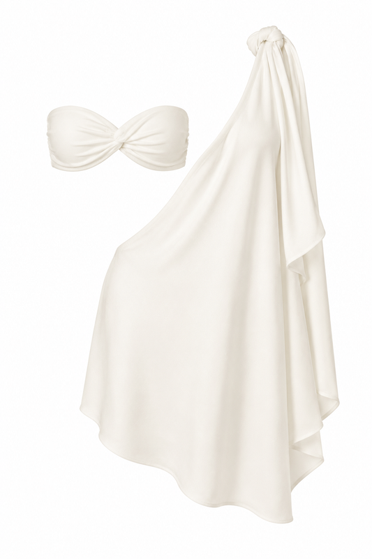 Shell Bikini Top + Dress set